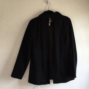 Hooded Wool Coat - M